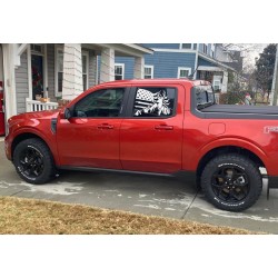 Side Window American Flag Graphics for Ford Maverick