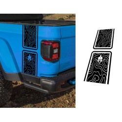 Gladiator topographical bedside Stripes 13V