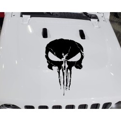Skull hood Decal 3