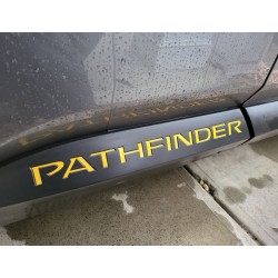 Vinyl Letters door inlay vinyl decals for Nissan Pathfinder letters