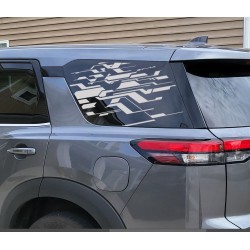 Modern Tron window decal for Nissan Pathfinder 