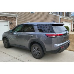 Paws print Dog pet life window decal for Nissan Pathfinder 
