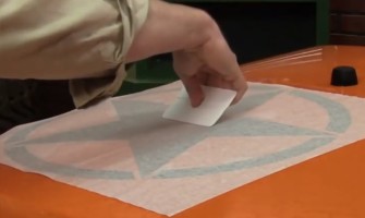 Quick Wet installation for Large decal