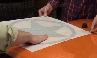 Quick Dry installation for Large decal