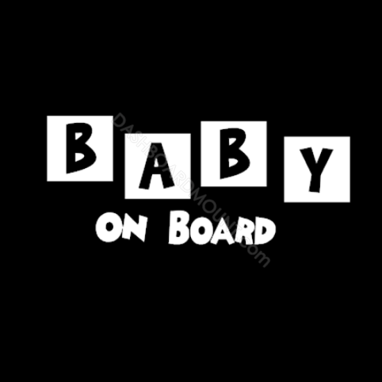 Baby On Board sticker