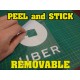  Round Removable UBER decal or sign
