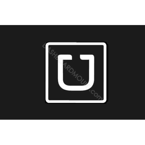 UBER Square sticker for front windshield